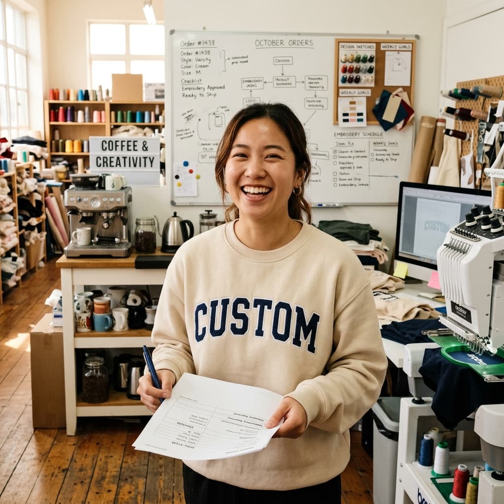 Design Your Own Embroidered Sweatshirt